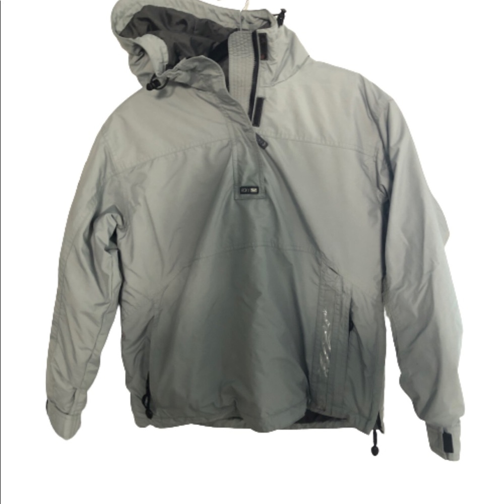 ROXY women snowboarding ski jacket gray pullover